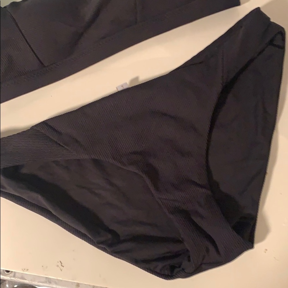 Becca Ribbed Bikini NWOT - Picture 2 of 8